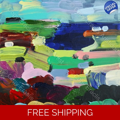 Abstract Colourful Yummy Landscape 5127